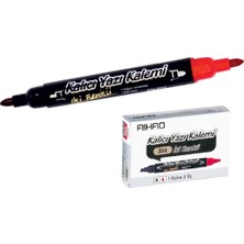 Aıhao Siyah-Kırmızı Permanent Kalem