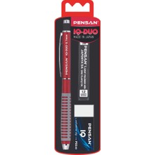 Pensan Versatil 0.7 Iq Duo Silgi+Min Set 4008 - Kırmızı