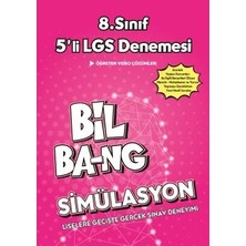 Kültür Yayıncılık 8. Sınıf Simülasyon 5'li LGS Denemesi