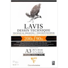 Clairefontaine Multi Teknik Çizim Defteri A3 20 Yaprak 200 gr