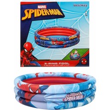 Bestway Spiderman 3 Halka Şişme Havuz 1,22 m x 30 cm Eğlenceli ve Dayanıklı Tasarım