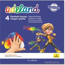 Adeland Parmak Boyası 4 Renk 45 ml (180 ml)