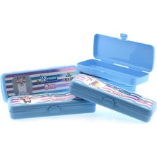 Mikro M-70 Plastik Kalem Kutusu Pastel Mavi