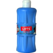 Let's Akrilik Boya 250 ml Mavi