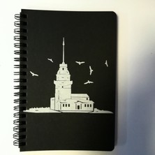 Paperart Spiralli Defter Siyah 12 x 17 cm