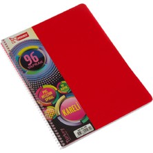 Mikro A4 Pp Kapak Defter 96 Yp Kareli