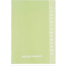 Lizy Kelime Defteri Kelime Fihristi 56 Yaprak