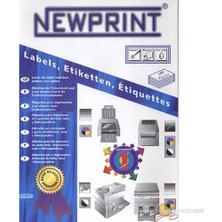 New Print Inkjet/laser Etiketi  105X57mm