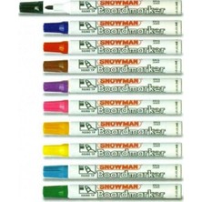 Snowman Turuncu Tahta Kalemi