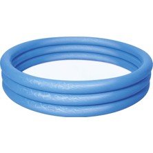 Bestway Mavi Renk 152X30 cm 3 Halkalı Renkli Şişme Çocuk Havuzu