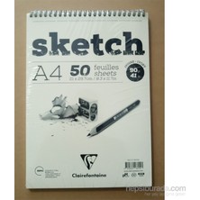 Clairefontaine Resim Defteri Sketch A4 90Gr 50 Yaprak 96159