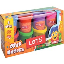 Let's Oyun Hamuru 8 Renk 600 gr L8358