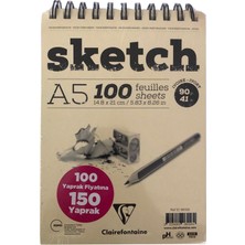 Clairefontaine Resim Defteri Sketch A5 90Gr 50 Yaprak 96158