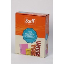 Sarff 25 Mm Şeffaf Pvc Helezon Spiral 50 Adet 4:1 Fonksiyonel Kullanım İçin