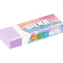 Silka Pastel Silgi Büyük Boya 1 Adet Renkli ve PVC Free Dayanıklı Ürün
