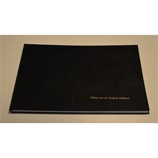 Gülpaş Nöbet Defteri Suni Deri Ciltli 200 Yaprak