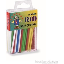 Rio Sayı Çubuğu Renkli Kristal Kutuda Eğlenceli Öğrenme Araçları