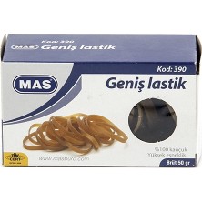 MAS Geniş Lastik 50 Gr 6'lı Paket Yüksek Esneklik Özelliği ile Sarf Malzemeleri
