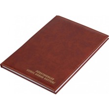 Öğretmenler Kurulu Karar Defteri Suni Deri Ciltli