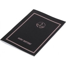 Gülpaş Kurs Defteri Plastik Kapak 20 Yaprak 17x24 cm Mavi ve Siyah Renkli Kaliteli Defter