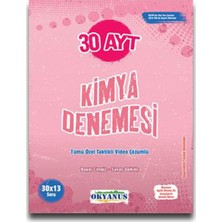 Okyanus Yayınları AYT 30 Kimya Denemesi