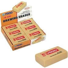 Mikro Soft 2B-600 Sabun Silgi 12 Adet Bej Renkli Yüksek Kalite Silgi Seti