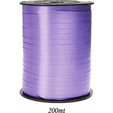 Cansüs 200Mt Şerit Düz Rafya 8Mm Mor