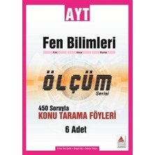 Delta Kültür Yayınevi AYT Fen Bilimleri Ölçüm Serisi 450 Soruyla Konu Tarama Föyleri