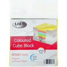 Lizy Renkli Küp Blok 80 x 80 mm 500 Adet 937