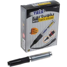 Trix T-444 Kartuşlu Tahta Kalemi Siyah 12 Li