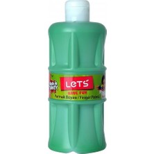 Let's L-5007 500 ml Yeşil Parmak Boyası Eğlenceli Sanat Aktiviteleri