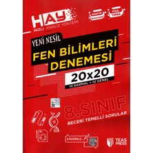 Teas Press Yayınları 8. Sınıf Yeni Nesil Fen Bilimleri Denemesi 20 Adet