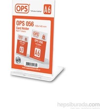 Ops OPS056 A6 Kart Tutucu (Şeffaf)