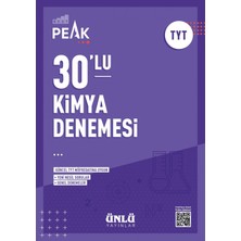 Ünlü Yayınları 2021 TYT Best Peak Kimya 30'lu Deneme Üniversite Hazırlık İçin Ciltli Kitap