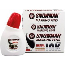 Snowman Bn-1A 90 Cc Beyaz Yazı Tahtası Mürekkebi Kırmızı