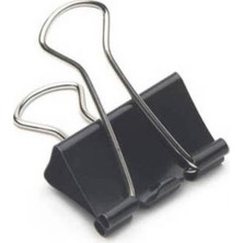 Mas 925 Omega Çelik Kıskaç 25 mm Siyah 12'li Paket