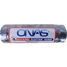 Onas Siyah Elektrik Bandı 6 m - 10 Lu