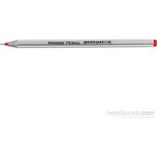 Pensan Triball Tükenmez Kalem 1 mm Kırmızı Renkli 10 Adet Yerli Üretim