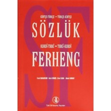 Türk Dil Kurumu Yayınları Kürtçe-Türkçe Türkçe-Kürtçe Sözlük / Kurdi-Tırki Tırki-Kurdi Ferheng