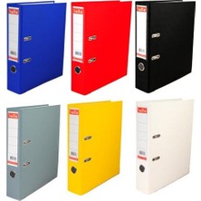 Velte Plastik Geniş Klasör Mavi 25 Adet Kalın Ofis Klasörü