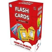 Berry Store Ev ve Nesneler, 48 Parça Türkçe-Ingilizce Eğitim Kartları, 3+ Yaş