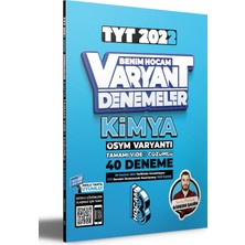 Benim Hocam Yayınları 2022 TYT Kimya Tamamı Video Çözümlü 40 Deneme Sınavı