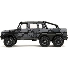 Berry Store Jada Pembe Fişler 1:24 W6 Benz Amg G63 Döküm Araba, Çocuklar ve Yetişkinler Için Oyuncaklar (Gri Kamuflaj)