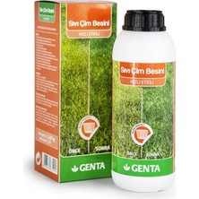 Genta Hızlı Etkili Sıvı Çim Besini 1 Lt - Çim Alanlar İçin Sararma Karşıtı Gübre