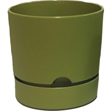 Poliwork Yuvarlak Tabaklı Saksı 0,5 Lt 90*85 Mm