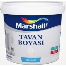 Marshall Tavan Boyası 2,1 Lt Su Bazlı Mat Beyaz Renk ile Yüksek Kapatıcılık ve Kolay Uygulama