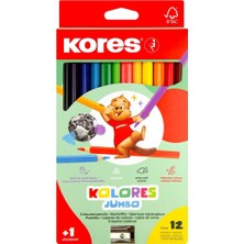 Berry Store Kolores, Boyama Kalemi 3-Kant Kalemtıraş, 12 Renk