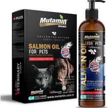 Mutamin Organics Norveç Somon Balık Yağı 400 ml Doğal İçerik ile Köpekler İçin Sağlıklı Vitamin Takviyesi