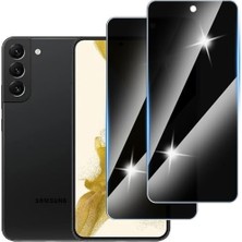 Nisar Store Galaxy S22 Plus Privacy (Hayalet) Ekran Koruyucu – 2 Adet - 9h Seramik Cam, Yan Görünme Engelleyici, Tam Kaplama