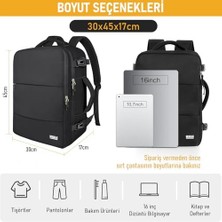 Nisar Store Laptop Sırt Çantası, Seyahat Çantası Hafif El Çantası Küçük Bavul Valiz, Uçak Onaylı Kabin Çantası, Erkek ve Bayan Için, 15.6 Inç Notebook Dizüstü Bilgisayar Laptop Çantası